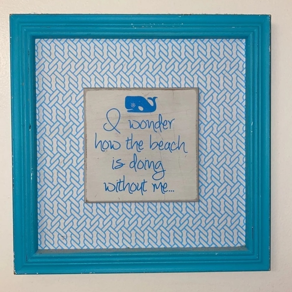 Distressed Beach Sign/Wall Hanging